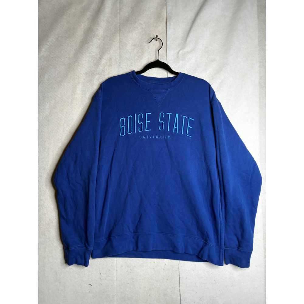 Gear for‎ Sports Boise State University Sweatshirt Mens Large Blue Big Cotton